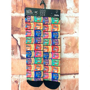 New Top Ramen ODD SOX Casual Cozy Soft Crew Socks Fits Sizes 6-13 Unisex